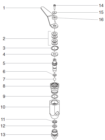 PowrTwin 4900XLT Bleed Valve Assembly Parts